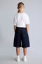 100% Cotton Five Pocket Detailed Bermuda Jean Shorts for Girls I9018A826Au - 5