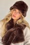 Hat and Scarf Black 2-Piece Set Plush Set - Hat Neck Warmer Premium Soft Winter - 7