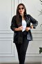 Button-Trimmed Lined Leather Jacket