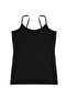 Women's Thin Strap Tank Top Black - 6