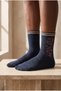 Weekdays Written Navy Blue Children's Socks
