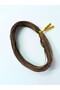 1 mm 20 Meters Cinnamon Brown Color Waxed Cord Horsehair Leather Sewing Necklace Jewelry Design Bracelet Cord - 4