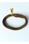 1 mm 20 Meters Cinnamon Brown Color Waxed Cord Horsehair Leather Sewing Necklace Jewelry Design Bracelet Cord - 7