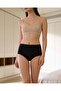 Women's Bamboo High Waist Slip Panties Black