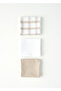 Cotton Liberty Drying Cloth Set of 3 Beige (45X65 cm) - 4