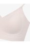 Laser Cut Seamless Ribbed Ghost Bra Powder - 8