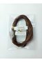 1 mm 20 Meters Cinnamon Brown Color Waxed Cord Horsehair Leather Sewing Necklace Jewelry Design Bracelet Cord