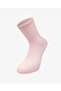 Women's Premium Seamless Bamboo Socks with Floral Design in Pink - 2