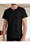 Men's Crew Neck Undershirt Black - 3