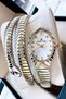 Snake Watch Model, Women's Wristwatch, Waterproof Gold-Silver Color Steel Band - Bracelet Gift Gdkb2012C4 - 3