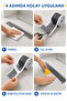Gray Bathroom Drain Strainer Screen Repair Kit Bathtub Sink Protector Net Collector - 3
