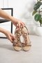 Ring Detail Women's Sandals - 4