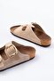 Zri̇np-101 premium beige women's daily buckle slippers - 6