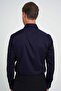 Slim Fit 100% Cotton Non Iron Fabric Navy Blue Shirt Gk 734 - 5