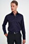 Slim Fit 100% Cotton Non Iron Fabric Navy Blue Shirt Gk 734 - 2