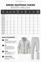 Men's Cotton Stand Collar Tracksuit Set Black-White-Khaki -9537 - 8