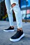 Zrc115 Premium Daily Men's Sports Sneaker Black White - 6