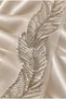 Embroidered Ribbon Accessory with Leaf Pattern on Tulle (1 Meter) - 2
