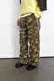 Men's Super Baggy Camouflage Patterned Cargo Pants Khaki - 3