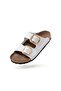 Zri̇np-101 premium white women's slipper with buckle - 3