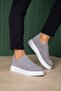 Craig knitwear high quality laceless slip-on comfortable men's sports shoes anthracite - 6