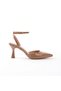 Zri̇n-004 Mink Patent Leather Daily 7 cm Heeled Shoes - 3