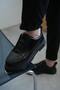 Zrk-703 Premium High Quality Black Patent Leather Elastic Casual Men's Classic Shoes - 6