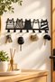 Metal Black 5 Cat Decorative Written Hanger Rack Organizer Metal Key Holder Door Entryway Hanger Cat-Themed | |   Key Hanger Wall Key Holder Rack Key Organizer Entrance Hall Decoration Key Collector