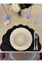 Oyster Black Color Leather American Service Set - 3