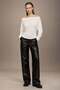 Long Sleeve Loose One Shoulder Low-Cut Bluz - 3