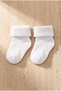 Baby 4-Piece Towel Socks Orange Mix - 5