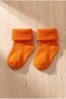 Baby 4-Piece Towel Socks Orange Mix - 2