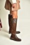 Z996174002 Brown Suede Classic Women's Boots - 5