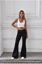 Distressed Washed High Waist Flare/Spanish Jeans - 5