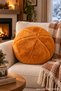 Plush Ball Pillow - Round Decorative Pillow, Soft Plush Home Decor