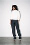 Women's Ecru 3 Thread Cotton Crew Neck Printed Oversize Sweatshirt - 4