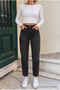 Ankle Length Straight Fit Jeans