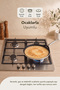 Esperanza Titanium Crepe Pan 26 cm Cream - 5