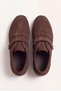 Women's Coffee-Colored Sneaker Daily Casual Velcro Sneakers - 4