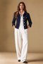 Button Detailed Lycra Women's Jacket - 4