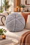 Plush Ball Throw Pillow – Round Decorative Pillow for Kids' Room, Sofa, and Bed