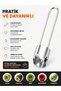 Metal Pumpkin Corer Stainless Steel Vegetable Core Remover Apparatus for Carving Stuffed Pumpkin, Eggplant, Pepper, and Cucumber - 3