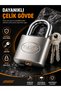 Tudor 38 mm Star Key Steel Padlock with Blister Packaging – for Warehouse, Shutter, Cabinet, and Bicycle