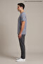 Lila Men's if Your Mind Believes Printed Crew Neck Loose Fit T-Shirt - 4
