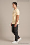 Yellow Men's if Your Mind Believes Printed Crew Neck Loose Fit T-Shirt - 5