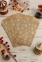 100-Piece Christmas Gift Package Set - 50 Pieces of Pine and Snow 11X20 cm Paper Bags + 105 Pieces of Stickers - 2