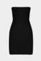 Strapless Premium Women's Mini Dress - Knot Detailed - 2