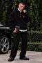Men's Premium Oversize Hooded Sweatshirt with Inner Pockets and Buttons - 3