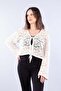 01869 Biritli Lace-Like Knit Cardigan