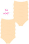 1007 Women's Daily Bato 10-Piece Panties Pack - 2